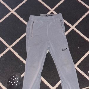 Grey Nike sweatpants